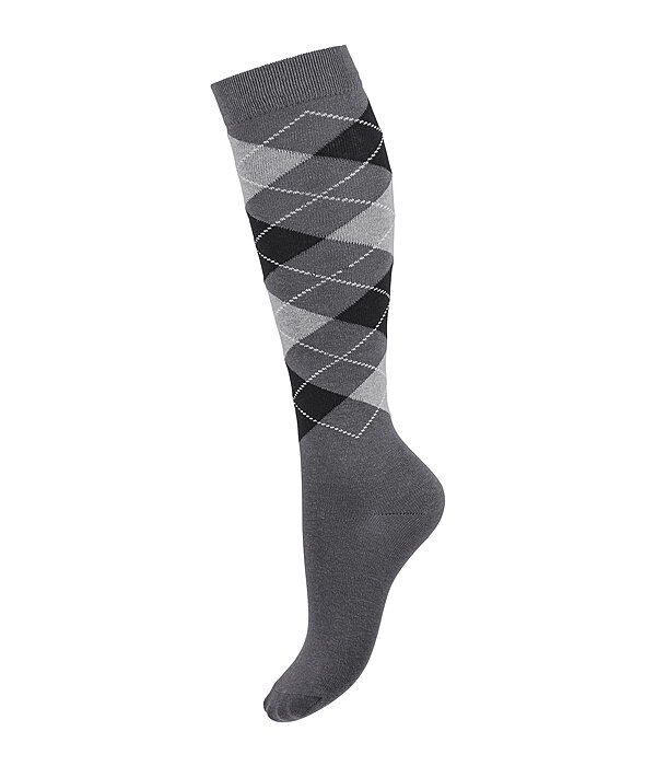 Argyle Knee High Socks