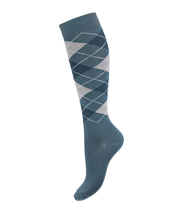 Argyle Knee High Socks