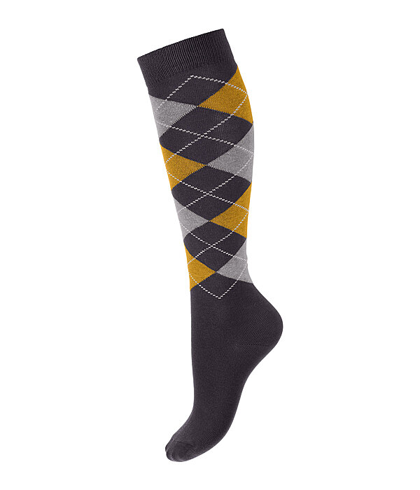 Argyle Knee Socks