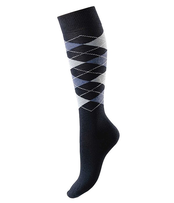 Argyle Knee High Socks
