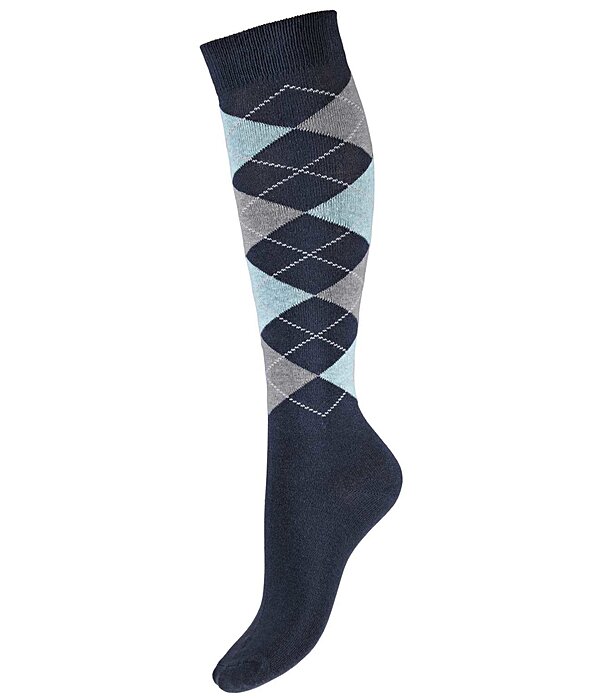 Argyle Knee High Socks