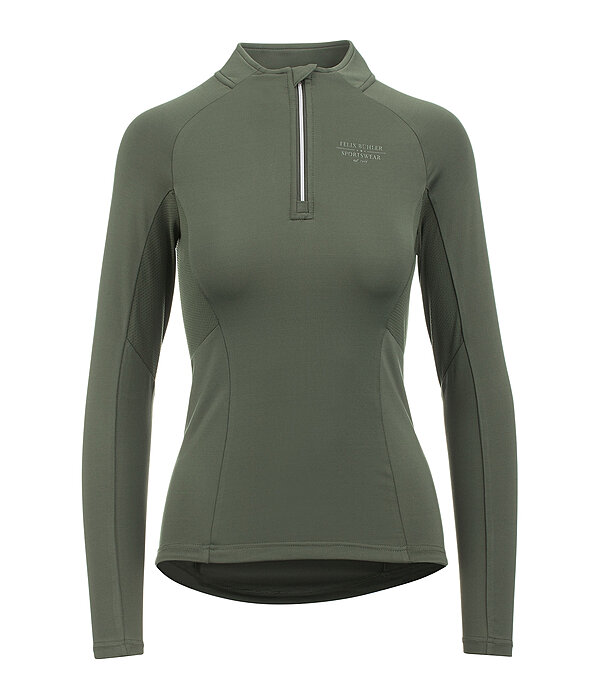 Zip Functional Long Sleeve Shirt Sofie