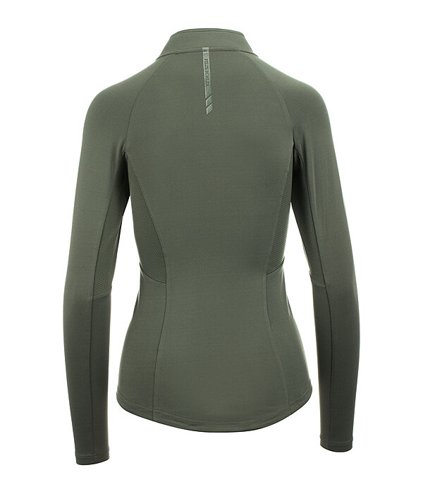 Zip Functional Long Sleeve Shirt Sofie