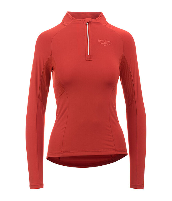 Zip Functional Long Sleeve Shirt Sofie