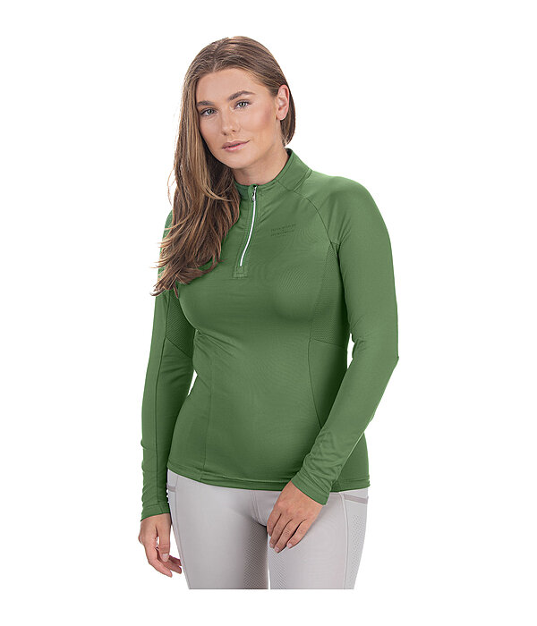 Zip Functional Long Sleeve Shirt Sofie