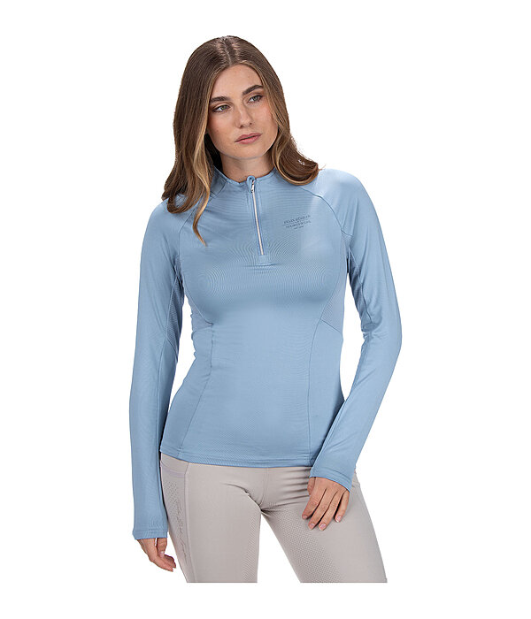 Zip Functional Long Sleeve Shirt Sofie