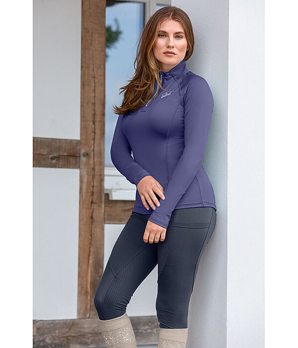 Functional Zip Long Sleeved Shirt Lea