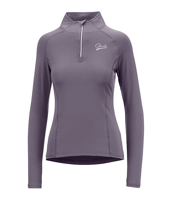 Zip Functional Long Sleeve Shirt Lea