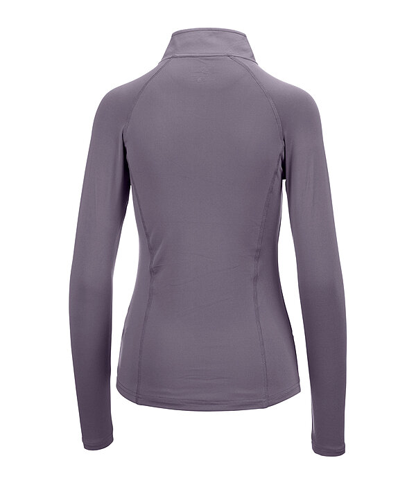 Zip Functional Long Sleeve Shirt Lea