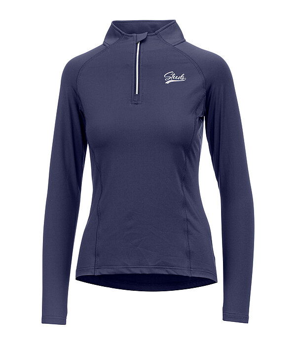 Zip Functional Long Sleeve Shirt Lea