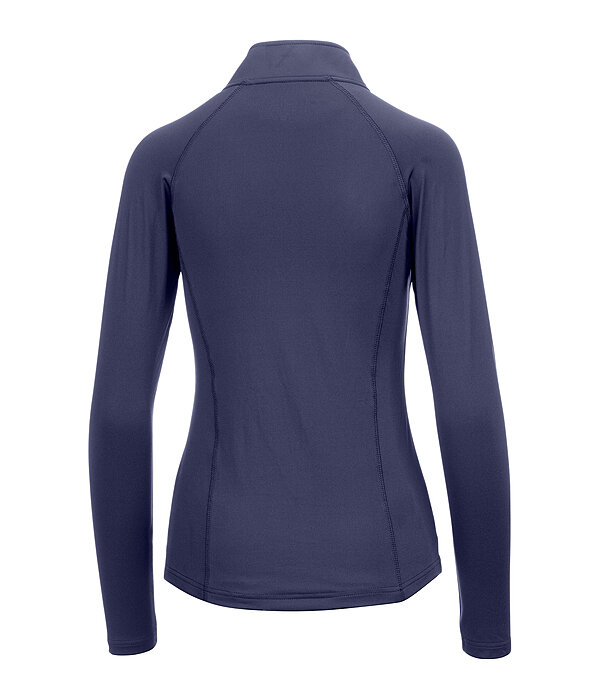 Zip Functional Long Sleeve Shirt Lea