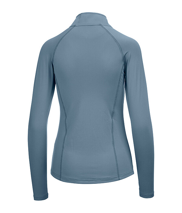 Zip Functional Long Sleeve Shirt Lea