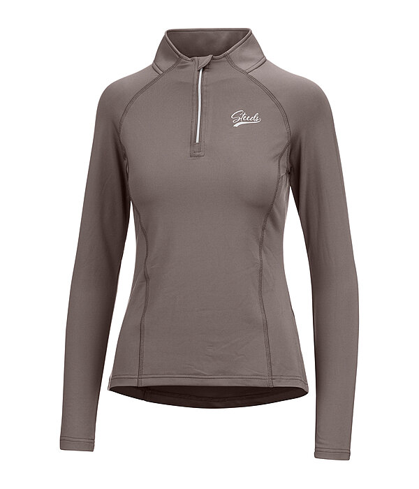 Zip Functional Long Sleeve Shirt Lea