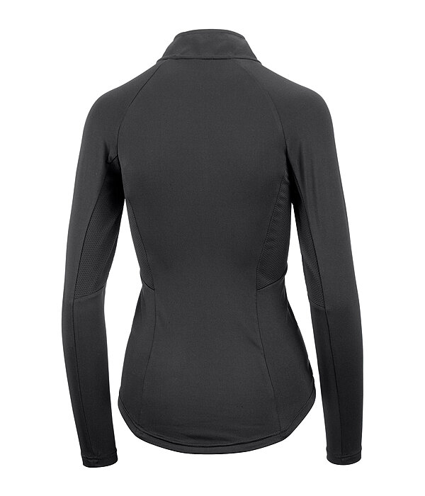 Zip Functional Long-Sleeved Shirt Lina