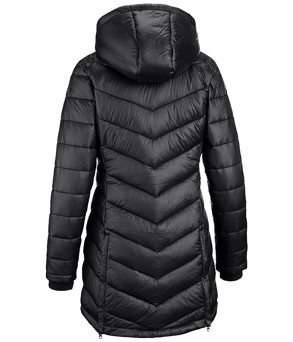 Hooded Quilted Riding Coat Laura