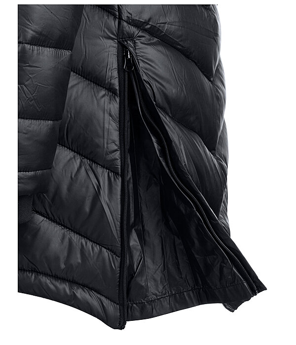 Hooded Quilted Riding Coat Laura