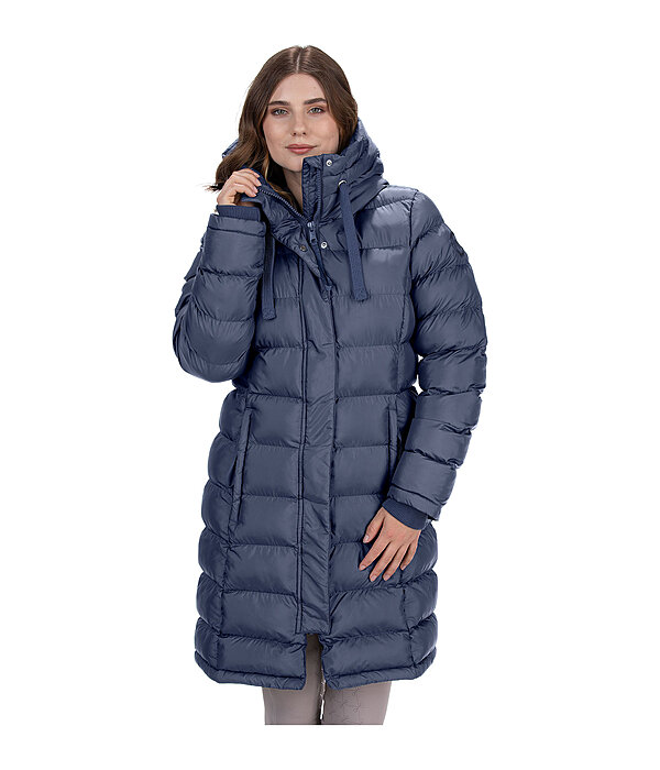 Hooded Quilted Riding Coat Minou