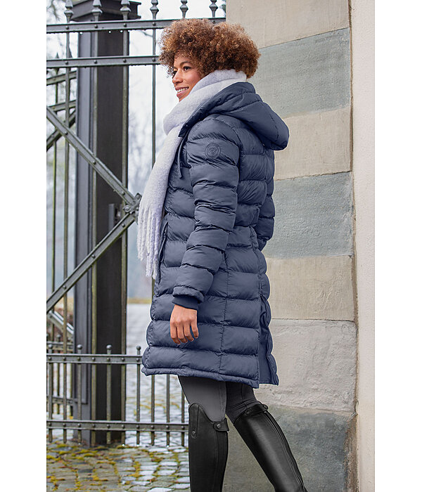 Hooded Quilted Riding Coat Minou