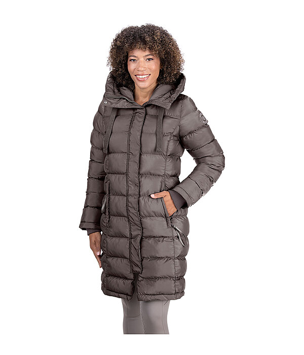 Hooded Quilted Riding Coat Minou