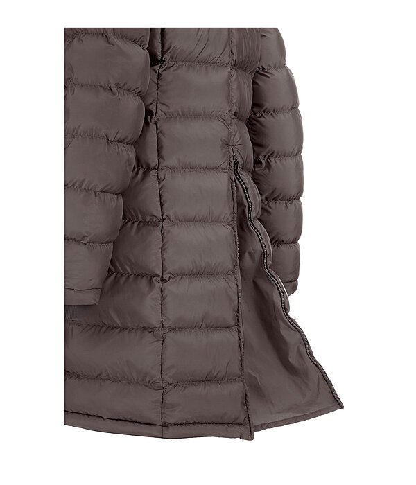 Hooded Quilted Riding Coat Minou