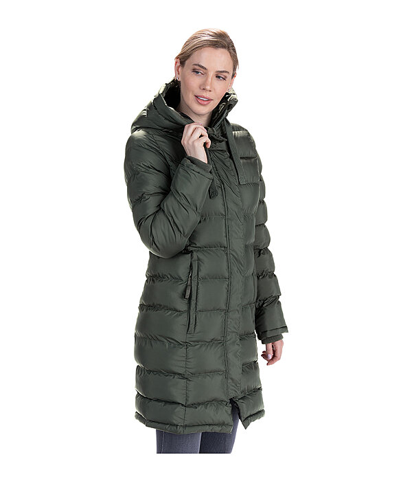 Hooded Quilted Riding Coat Minou