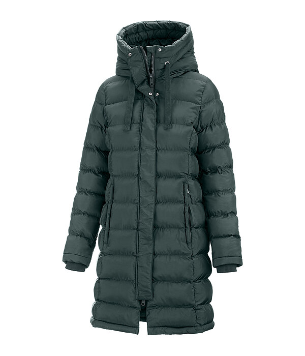 Hooded Quilted Riding Coat Minou