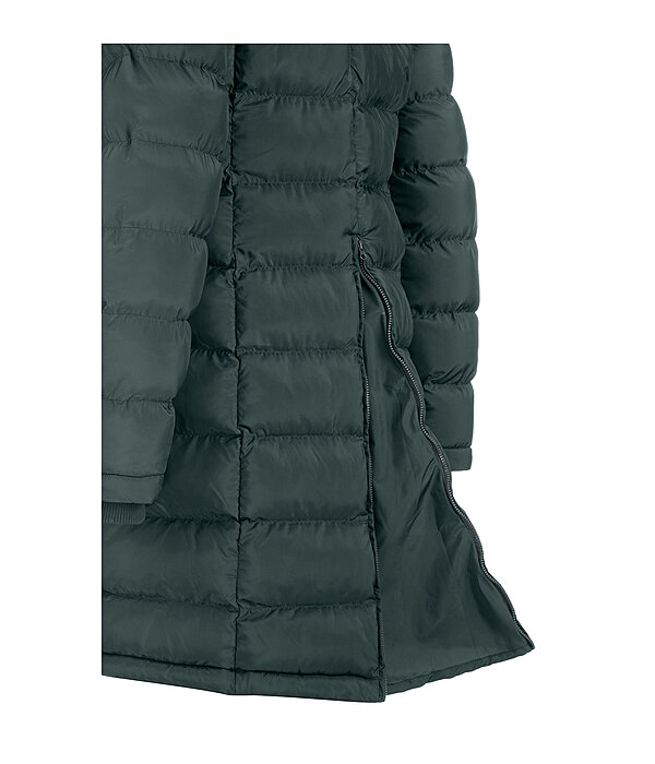 Hooded Quilted Riding Coat Minou