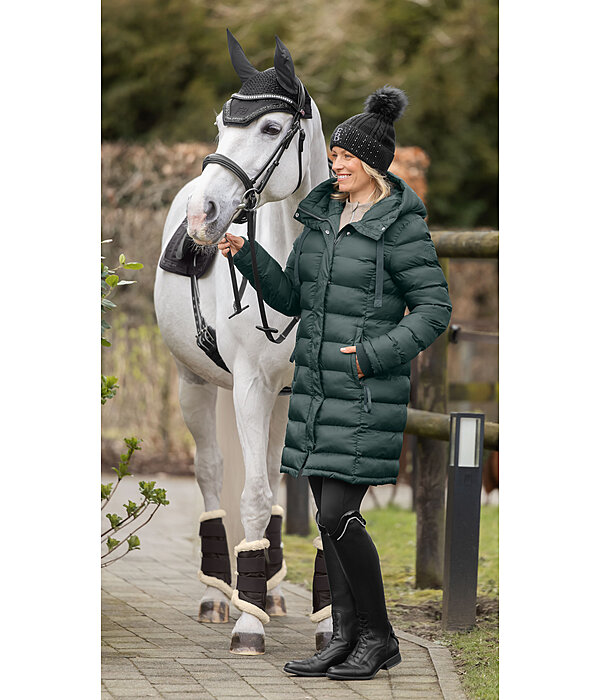 Hooded Quilted Riding Coat Minou