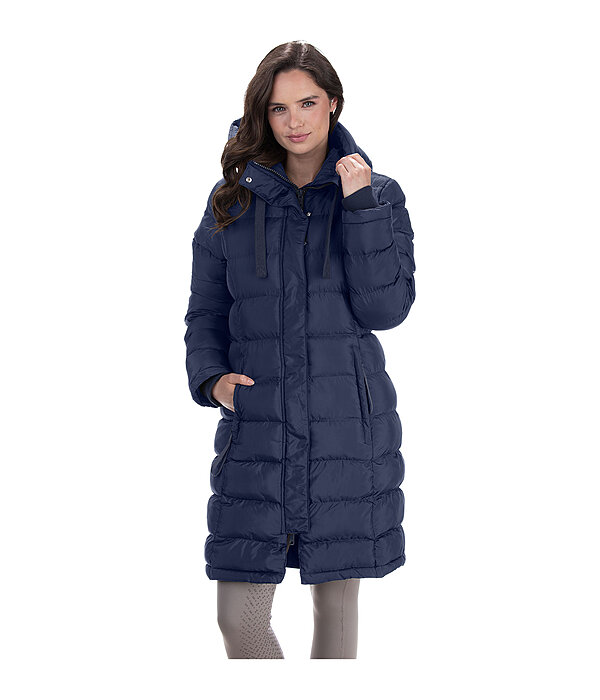 Hooded Quilted Riding Coat Minou