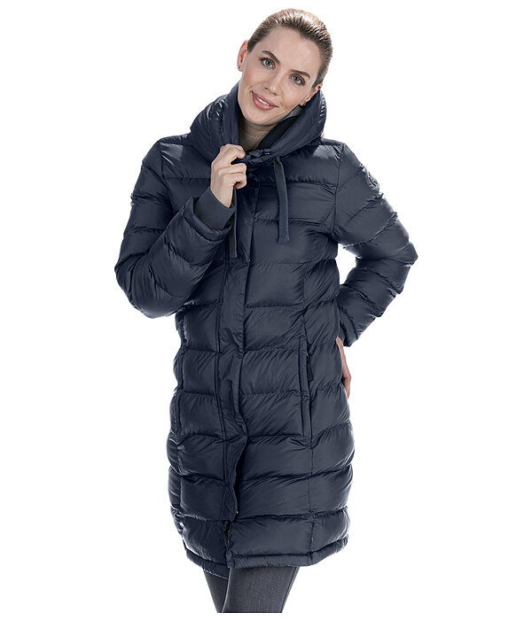 Hooded Quilted Riding Coat Minou