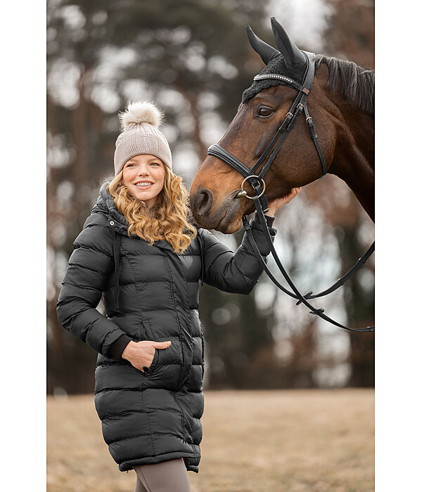 Hooded Quilted Riding Coat Minou