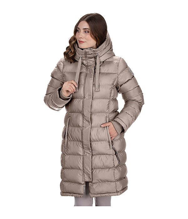 Hooded Quilted Riding Coat Minou
