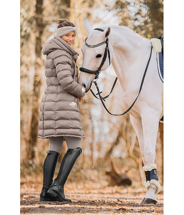 Hooded Quilted Riding Coat Minou