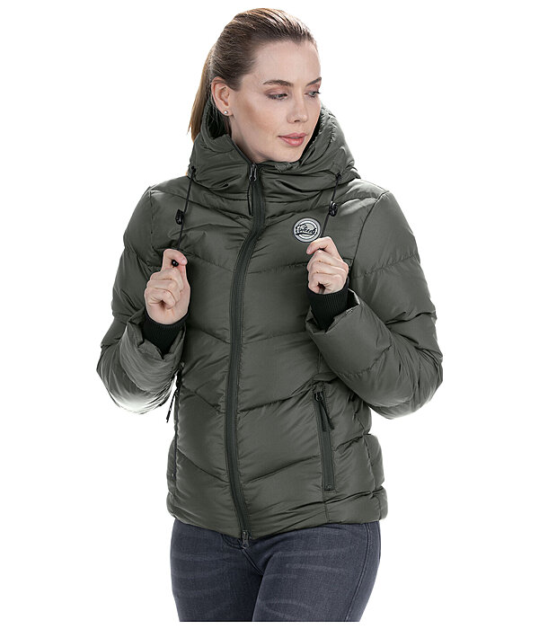 Hooded Quilted Riding Jacket Marie