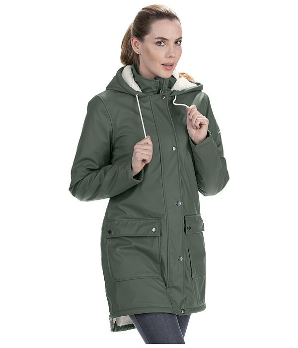 Teddy Fleece Hooded Raincoat Nella II