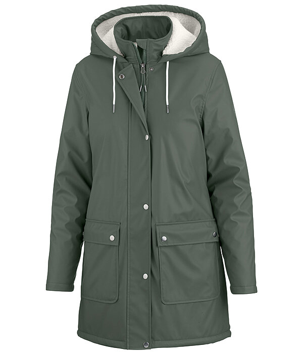 Teddy Fleece Hooded Raincoat Nella II