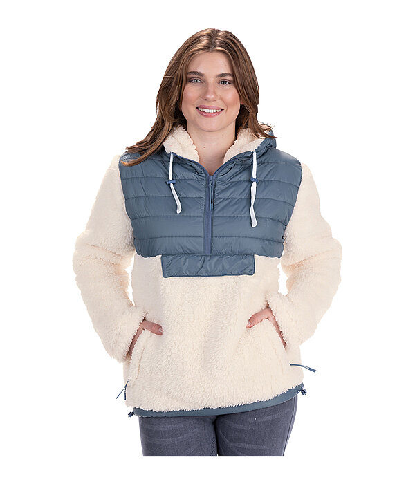 Hooded Teddy Fleece Combination Jacket Lexi