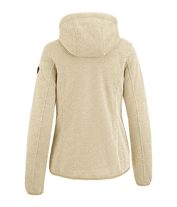 Knitted Fleece Hooded Jacket Adriana