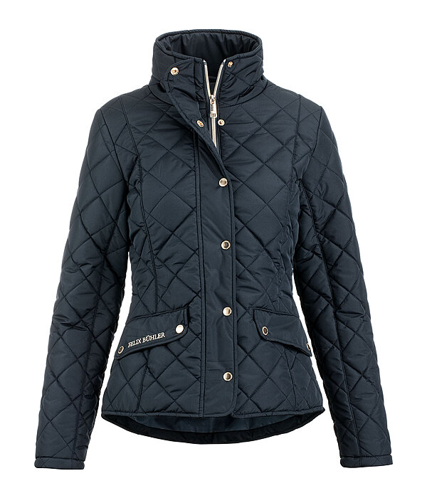 Quilted riding jacket womens discount