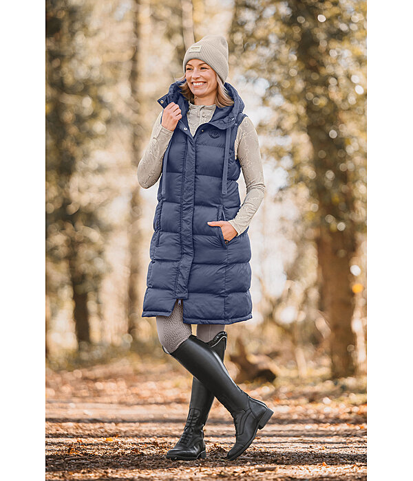 Hooded Long Gilet Clara