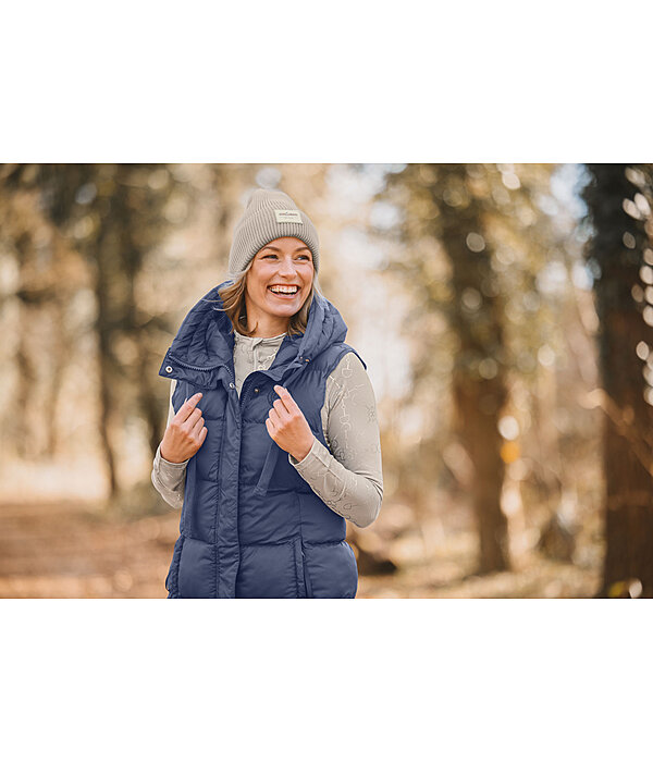 Hooded Long Gilet Clara