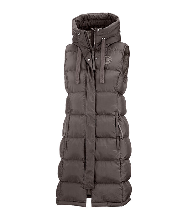 Hooded Long Gilet Clara