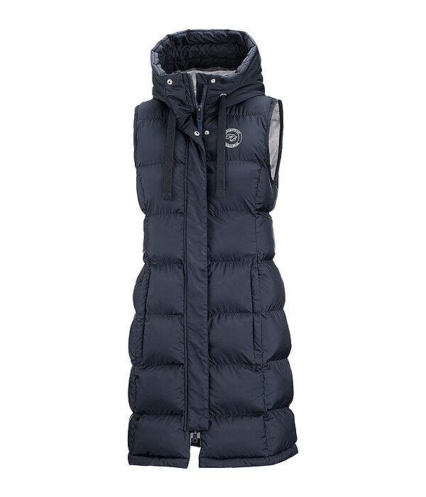 Hooded Long Gilet Clara