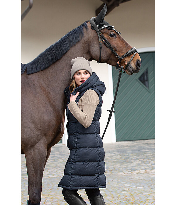 Hooded Long Gilet Clara
