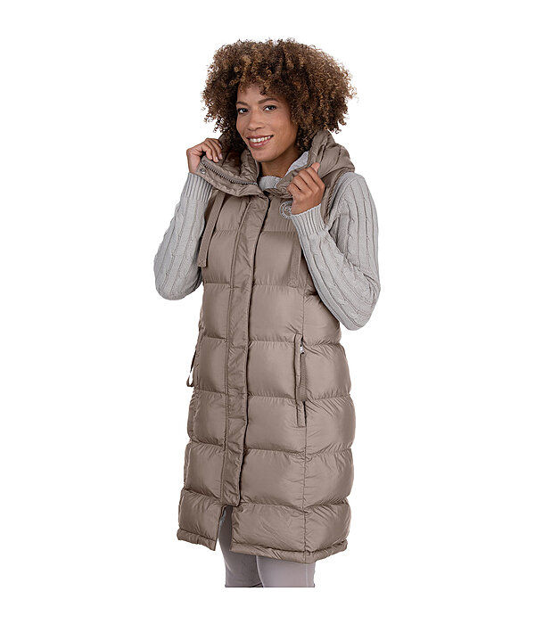Hooded Long Gilet Clara