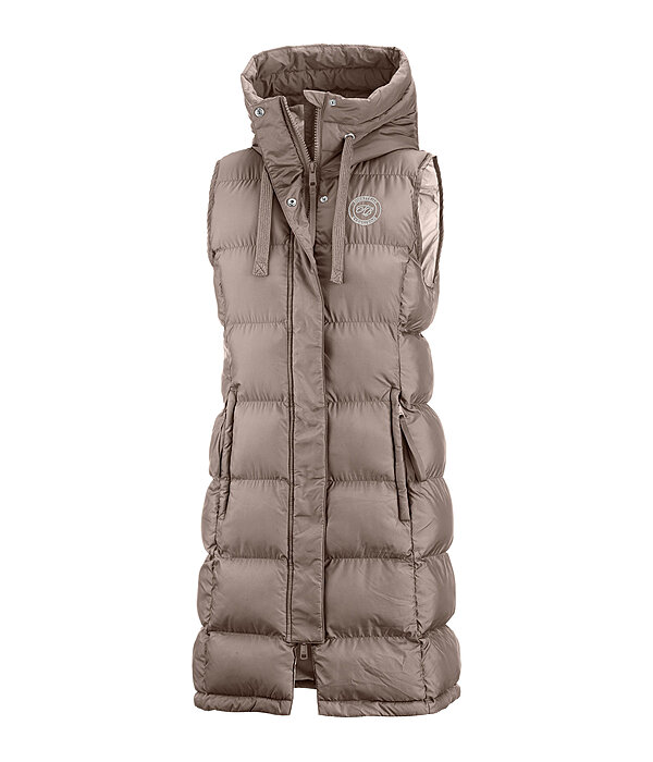 Hooded Long Gilet Clara
