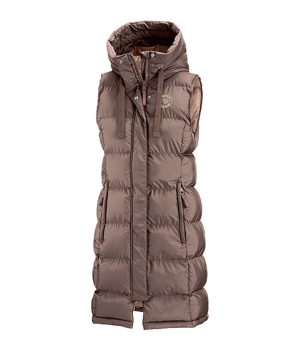 Hooded Long Gilet Clara