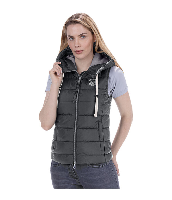 Hooded Riding Gilet Merle