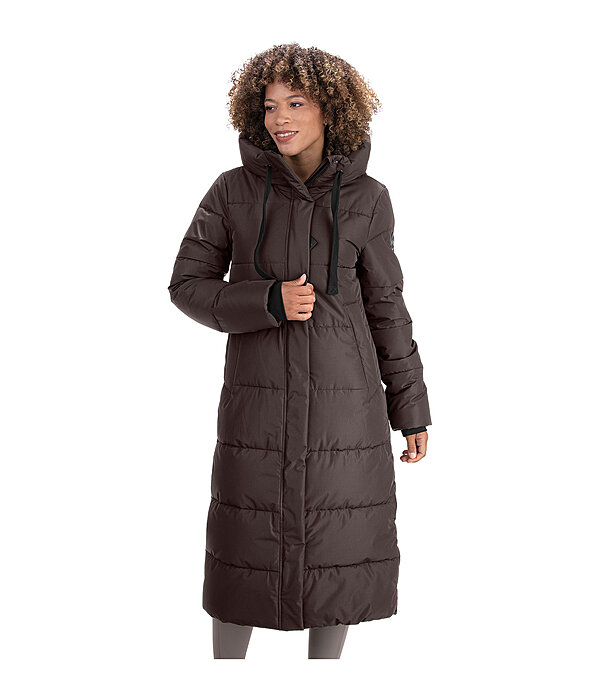 Hooded Quilted Riding Coat Anne