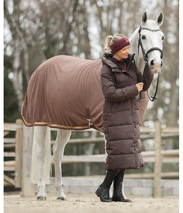 Hooded Quilted Riding Coat Anne